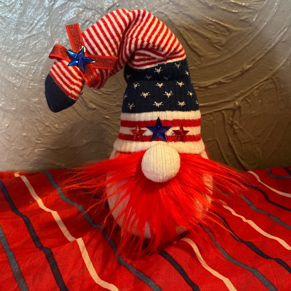 Handmade 4th of July Gnome